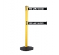 Cement Base Belt Stanchions - BP222 black